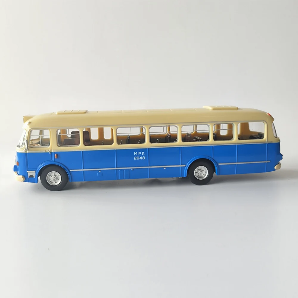 Die-casting 1/43 Scale Bus Skoda Car Bus Poland Bus Toy Collection Car Plastic Simulation Model Children\'s Toy Gift