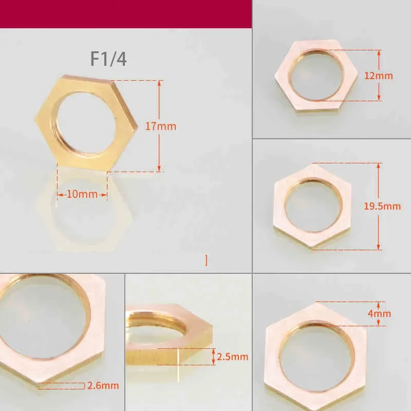 구리 1/8 "1/4" 3/8 "1/2" 3/4 "수나사 황동 파이프 육각 헤드 엔드 캡 플러그 피팅 커플러 커넥터 어댑터