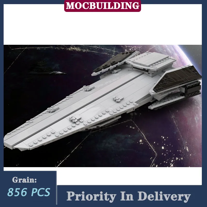 Space Movie Cruiser Model Building Blocks Frigate MOC Transport Spaceship Collection Toys Gifts