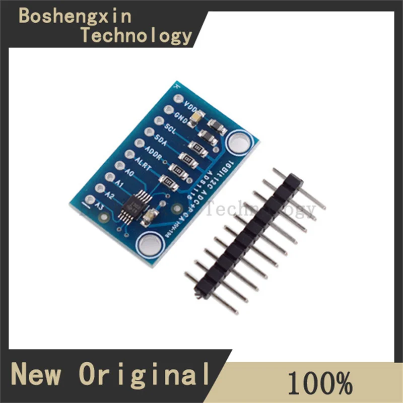 1 Buah Modul Papan Pengembangan 4 Saluran ADC Presisi 16-Bit Ultra Kecil ADS1115