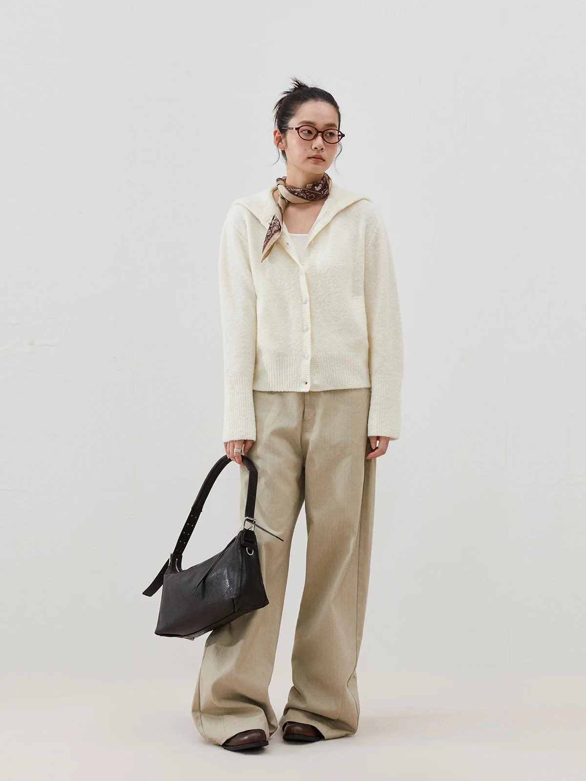 

INRM Мягкий, приятный к телу вязаный кардиган с капюшоном для женщин, осенне-зимний, с длинными рукавами, теплый, на одной пуговице