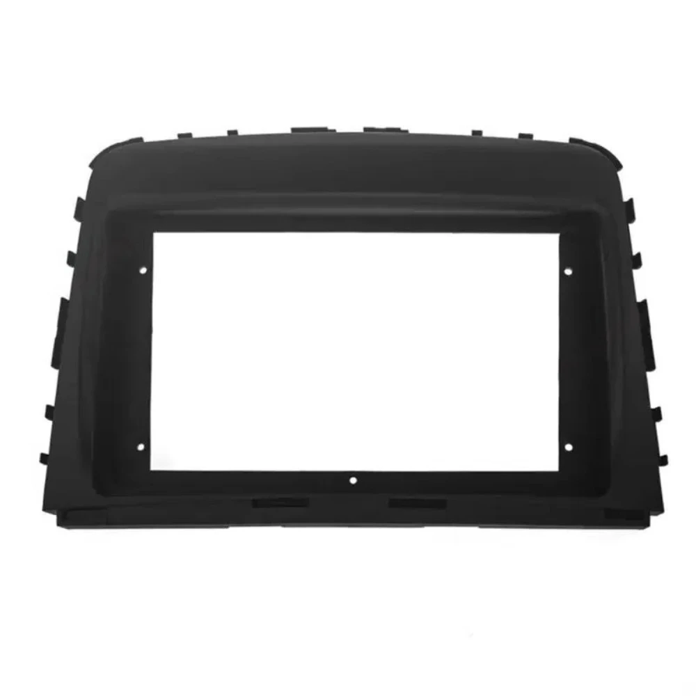 For 2017+ SSANGYONG REXTON MUSSO Accessories 2Din Car Frame Fascia 9'' Screen Installation Dash Player Head Unit Panel Kit Cover