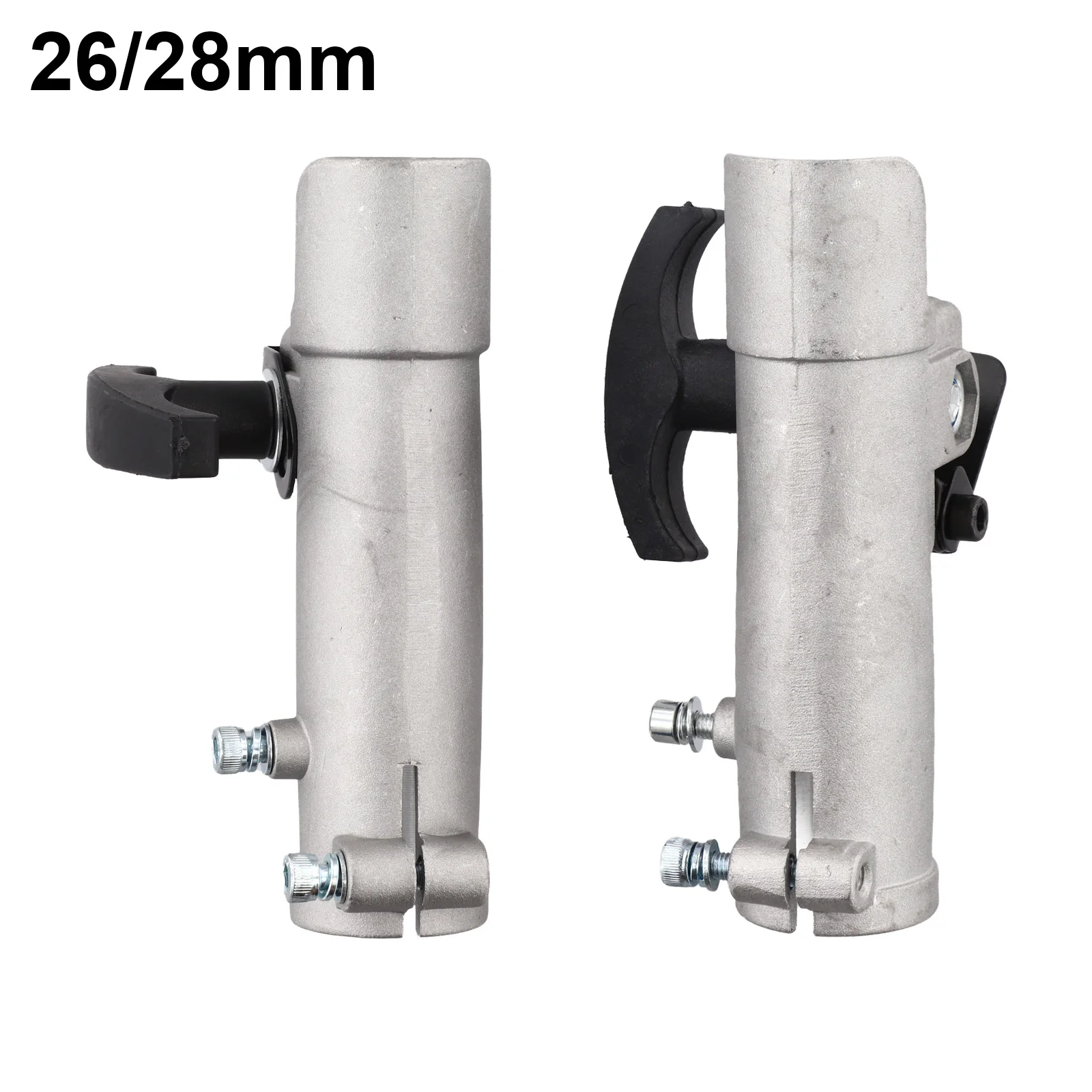 Metal Extension Pole Connector For Hedge Trimmers Brush Cutters 26mm & 28mm Shaft Diameter Quick Connector Garden Tools