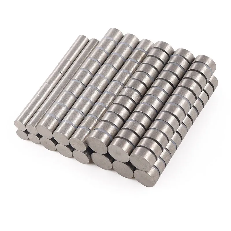 10pcs/lot Diameter 5mm Series High-Strength Samarium-Cobalt Round Magnetic stud High-Temperature Resistant up to 350°C