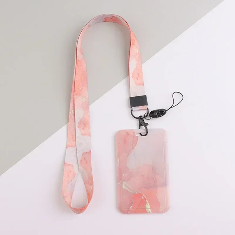 Custodia per carte di accesso per passaggio autobus per studenti Porta badge Porta carte d'identità bancarie Accessori da viaggio Porta carte da lavoro di moda Etichetta con nome identificativo