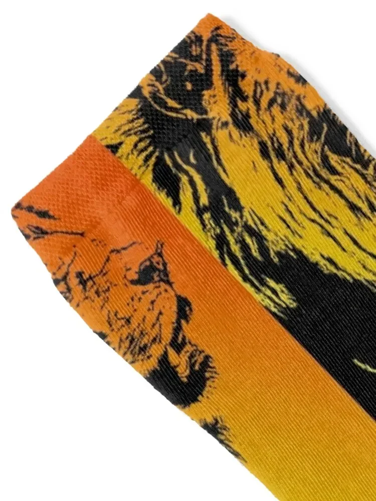 AFRICAN LION Socks hockey custom retro tennis Woman Socks Men's