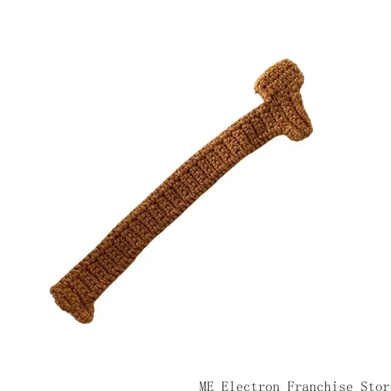 T5EA Crochet Dachshund Longmarks Handmade Trekbrids Book Book Pistider for Kid Student Book Lover Accessors
