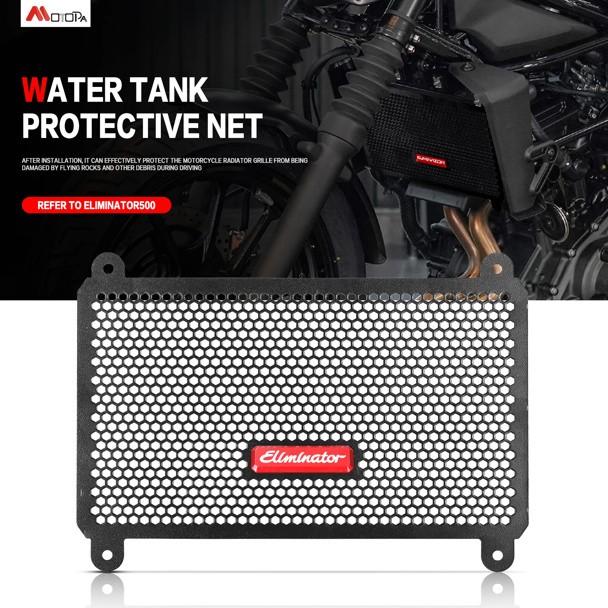 For Kawasaki Eliminator 500 Eliminator500 2024 2025 Motorcycle Accessories Radiator Guard Grill Cover Radiators Guard Protector