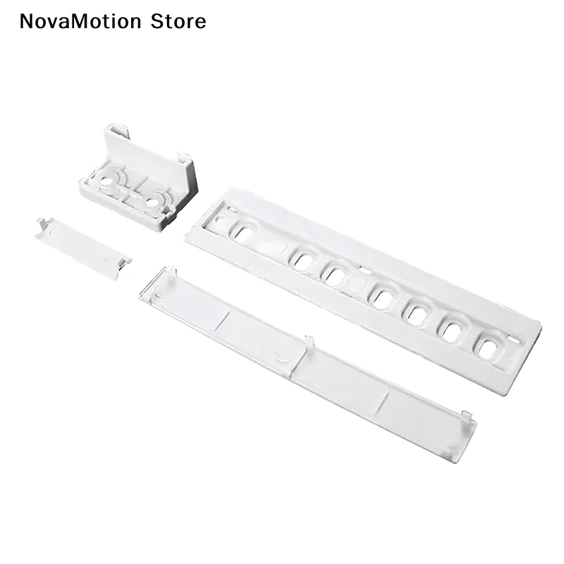 [NM]1Set Universal Embedded Refrigerator Slide Rail For Fridge Door Slide Rail Mounting Kit Refrigerator Door Guide Moving Slide