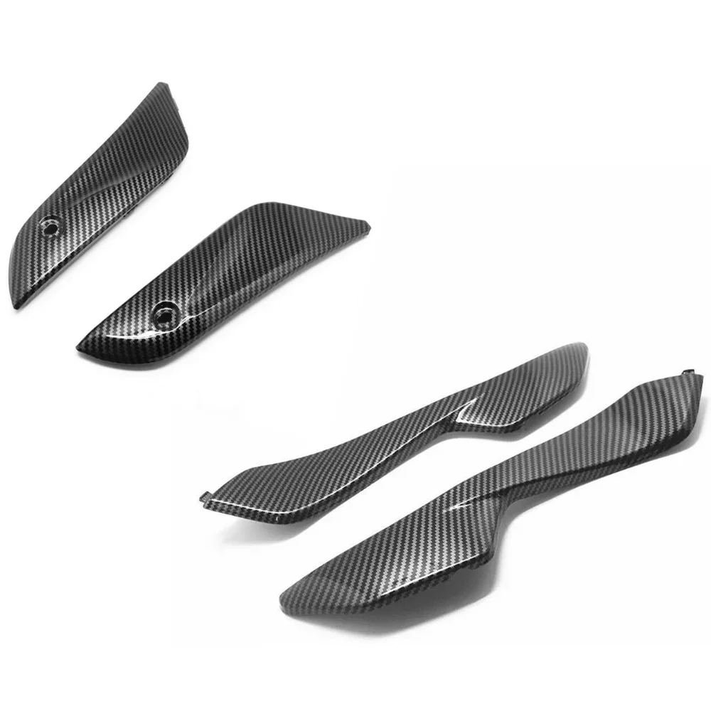 

4X Gas Tank Side Cover Panel Fairing Carbon Fiber Color For Honda CBR1000RR 2004 2005 2006 2007