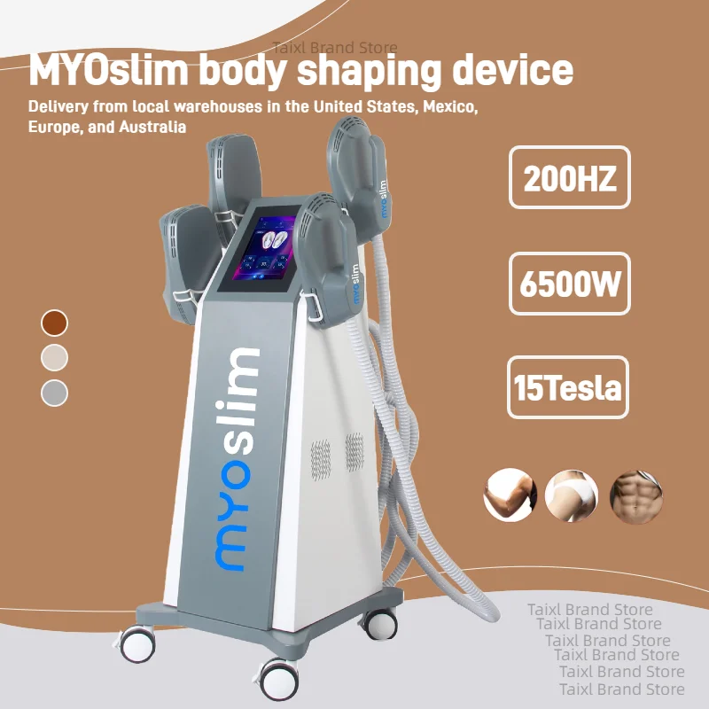 

MYOslim Machine RF Professional 6500W 15T Carving Hi Emt Body Slimming Muscle Stimulation Carving NEO 5 Handles