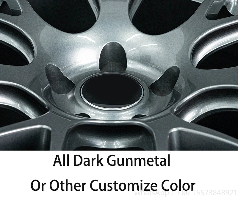 Forged All Dark Gunmetal Wheels 18