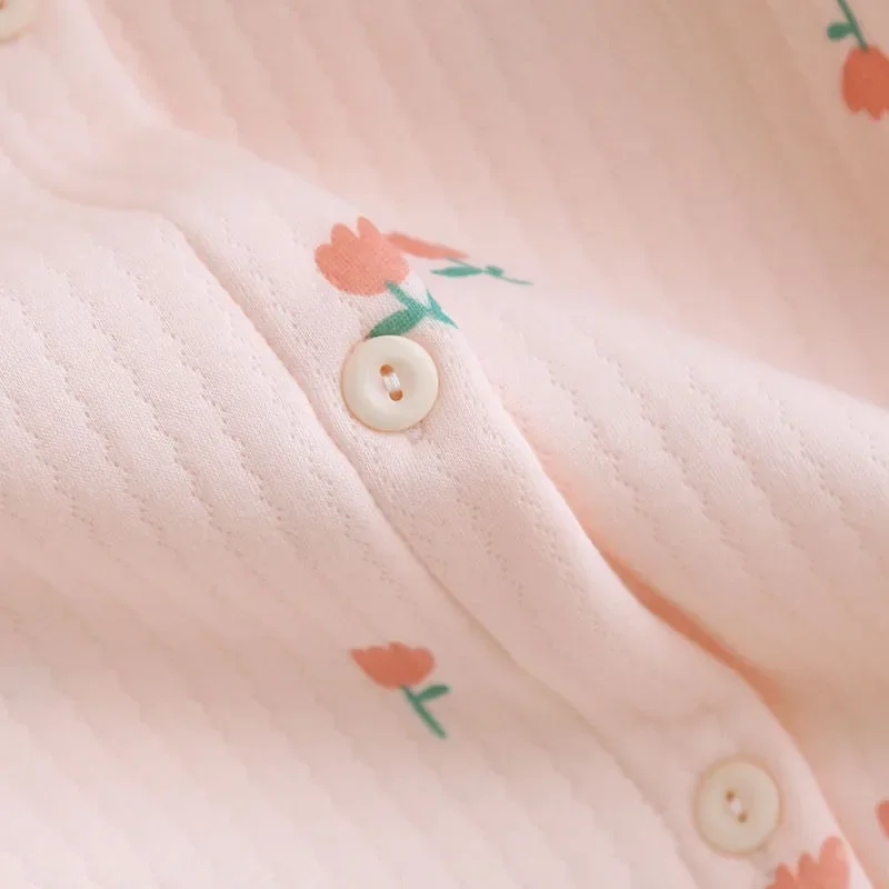 Women New Air Cotton Nursing Loungewear Pure Cotton Postpartum Lactation Winter Women's Pajamas Autumn Pregnancy Sleepwear Wear