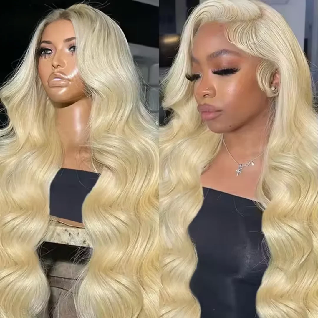 Парик фронта шнурка 16–36 дюймов 613, предварительно сорванный, 13x6, 13x4, натуральный черный # 33 парики из натуральных волос, светлый парик для чернокожих женщин