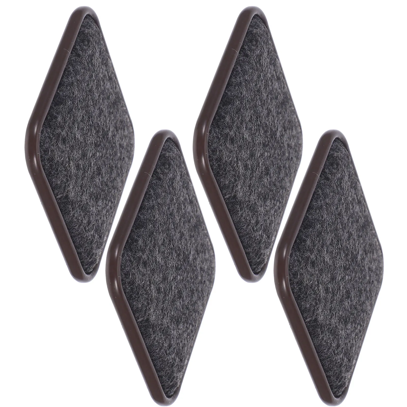 

4pcs Non Slip Furniture Foot Pads 42MM Round Wear Resistant Chair Wheel Stoppers Floor Protectors Home Supply Carpet Bumpers