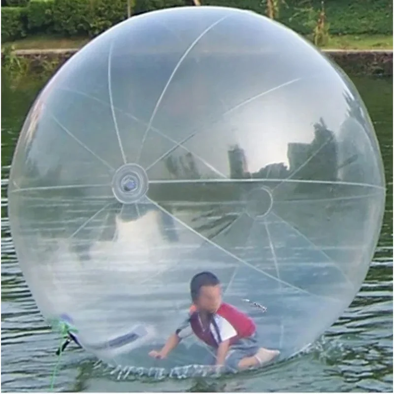 1.3-3M PVC Inflatable Walking Wear-Resistant Water Toys Dance Ball With Zipper For Swimming Pool Outdoor