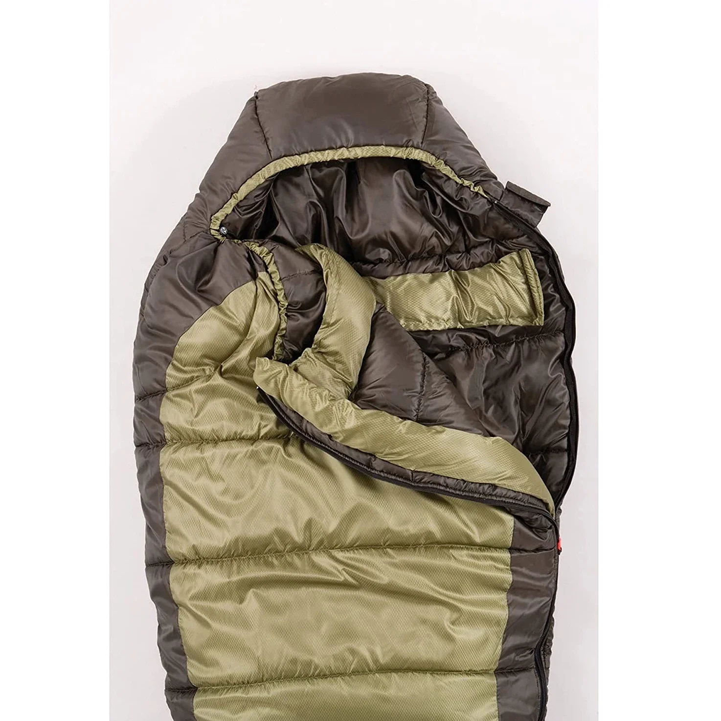 New Style Olive Color 0 F Mummy Sleeping Bag For Big And Tall Adults | North Rim Cold-Weather Sleeping Bag