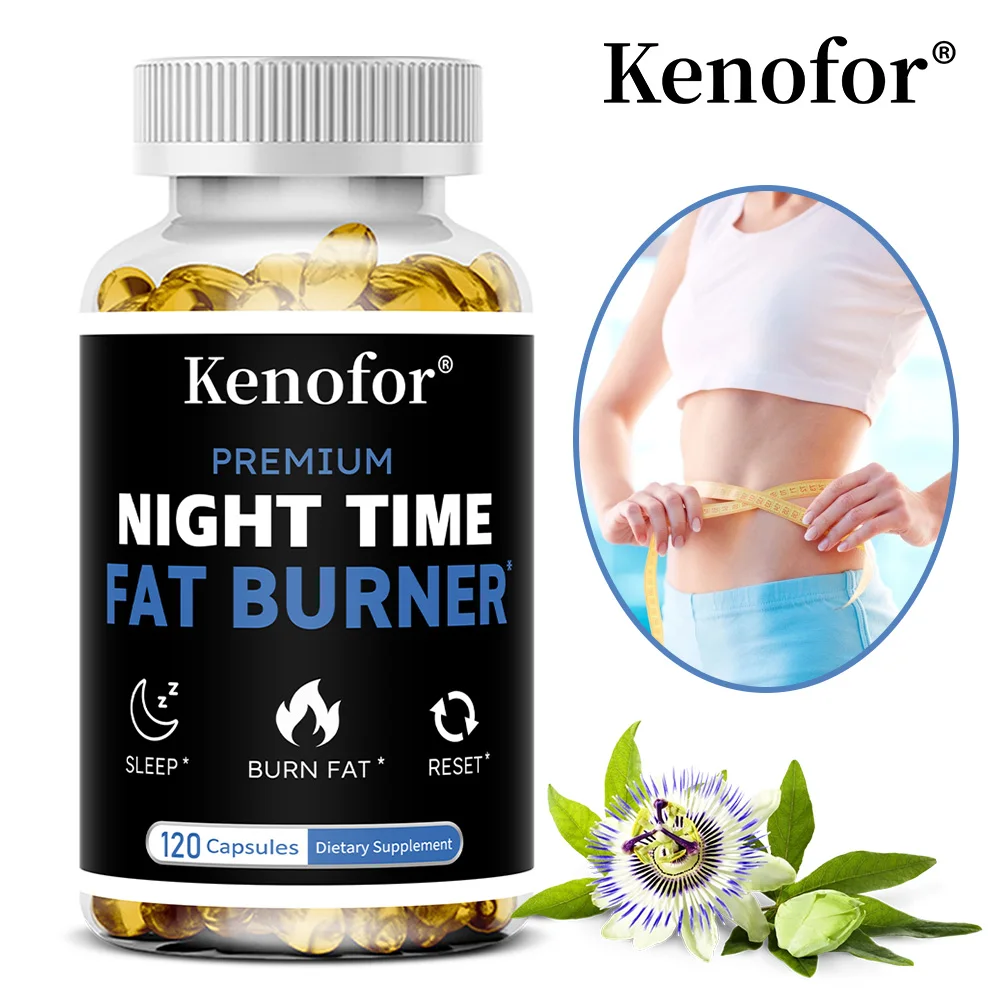 

Nighttime Fat Burner Support - Contains White Kidney Bean To Promate Up Metabolism, Weight Management - 120 Capsules