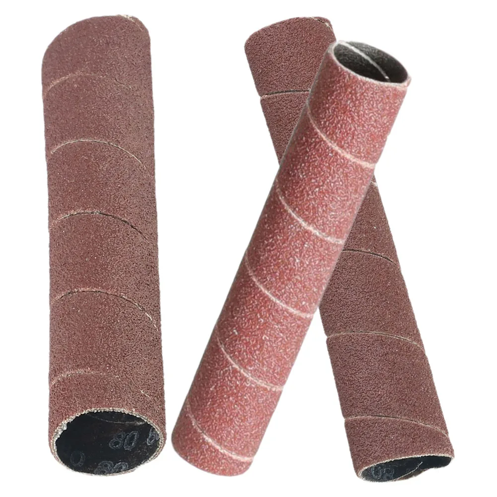 

1pc Spindle Sanding Sleeves 80/150/240 Grit Sandpaper For Metal Woodworking Polishing Sander Paper 115mm *26mm