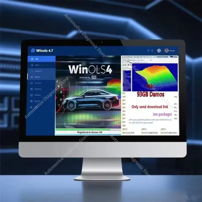 2026 Hot! Winols 4.7 Auto Repair Software for Windows 10/11/2025 - Alldata10.53 Included Latest Version Vehicle Diagnostic Tool