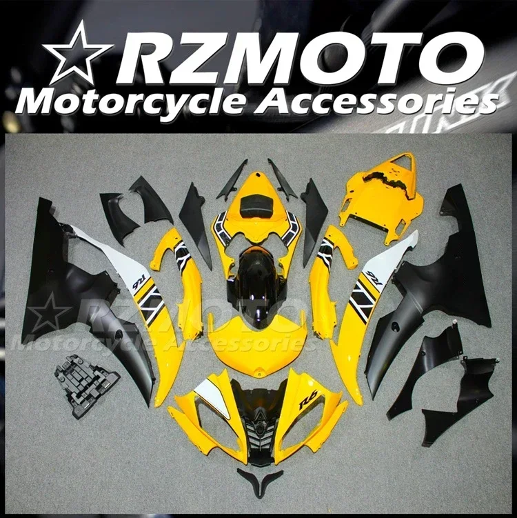 

4Gifts New ABS Motorcycle Fairings Kit Fit For YAMAHA YZF- R6 2008 - 2016 08 09 10 11 12 13 14 15 16 Bodywork Set Yellow