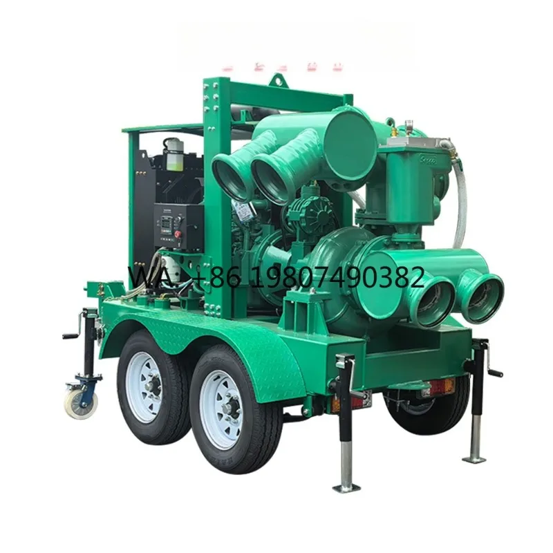 12 Inch High Pressure  Pump, Vacuum Drainage Pump for Farm Irrigation Sewage Flood Dewatering