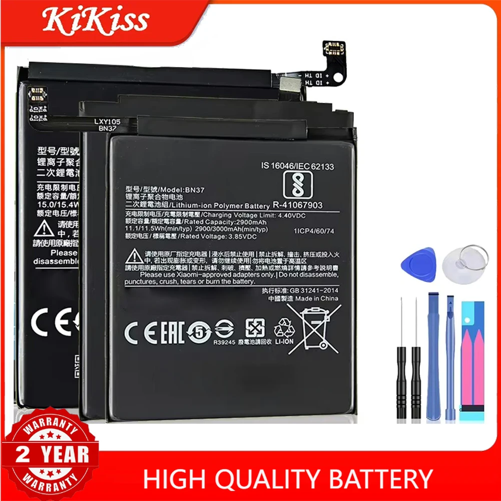 Battery For Xiaomi Redmi Note 2 3 4 4X 5 5A 6 7 Pro Model BM42 BM45 BM46 BN31 BN41 BN43 BN45 BN48 BN4A BM 46 BN 31 41 43 45 48