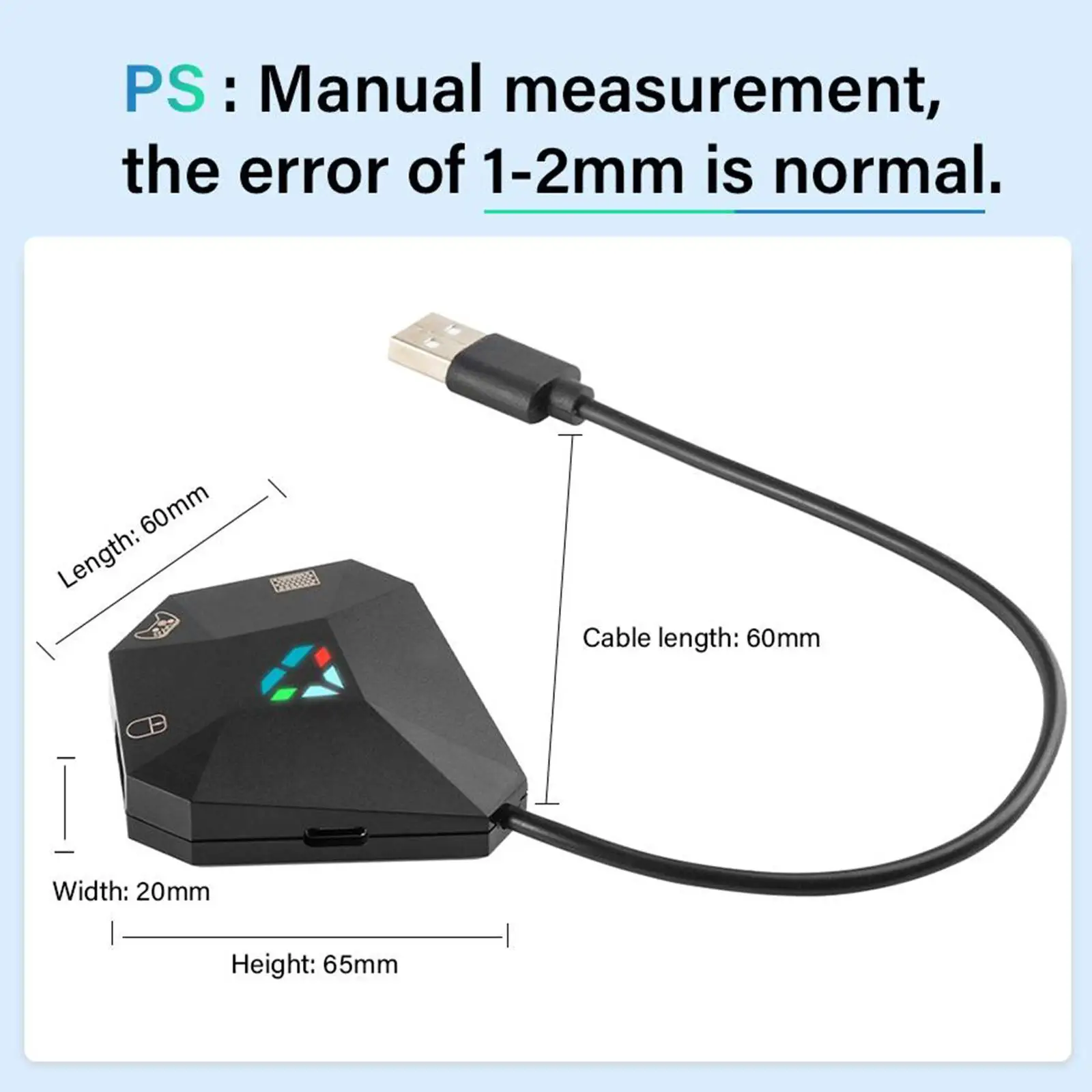 Adaptateur convertisseur clavier et souris USB pour pièces professionnelles N-Switch 360