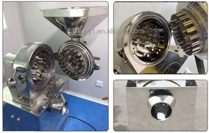 CE Approve Industrial Barley Crusher Sugar Salt Masala Cinnamon Turmeric Ginger Pepper Red Chilli Spice Grinding Machine