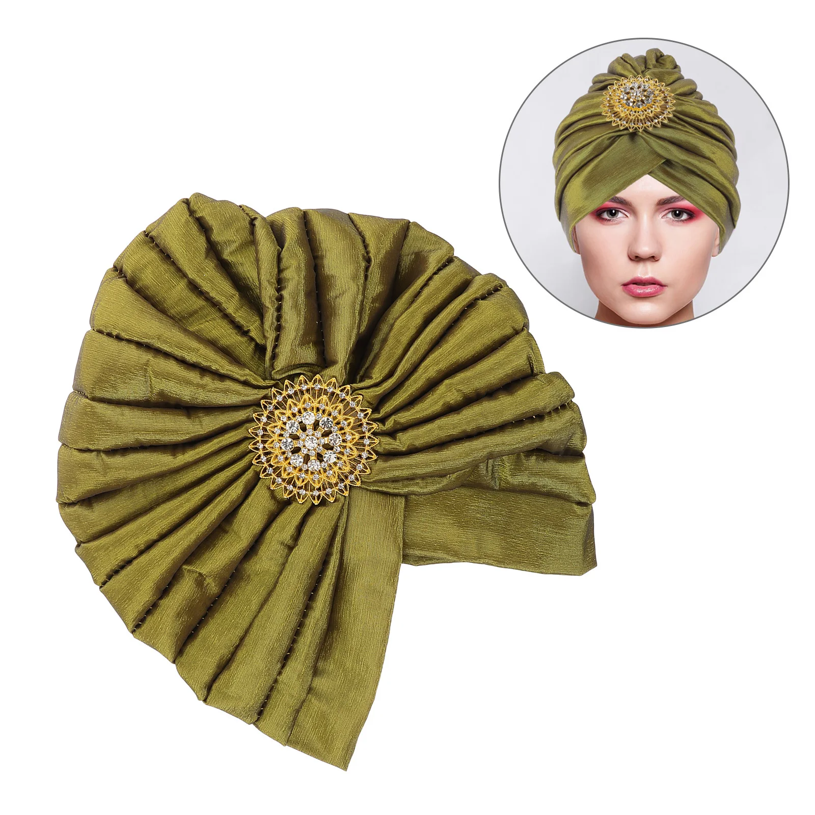 مشرق مسلم الداخلية الحجاب قبعات النساء الحجاب قبعة بروش غطاء كامل Undercap أنبوب بونيه بسط تنفس قبعة الكيماوي قبعة صغيرة