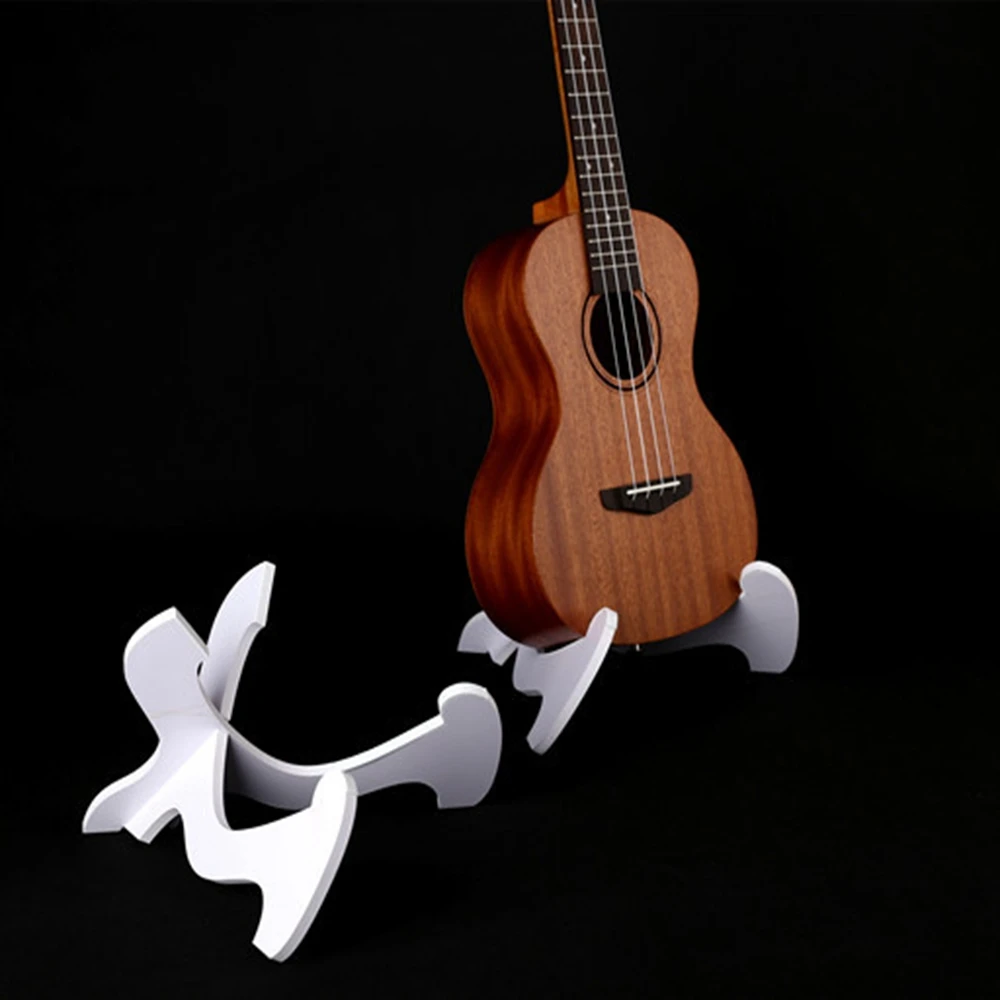 New Instrument Part Accessories Portable Foldable Holder Musical Strings Vertical Ukulele Display Guitar Stand Rack