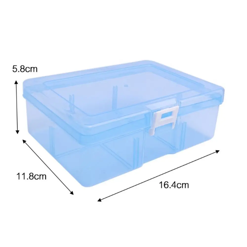 1 pz strumenti per componenti espositore per gioielli scatola di immagazzinaggio per contenitori in plastica trasparente di grande capacità custodie