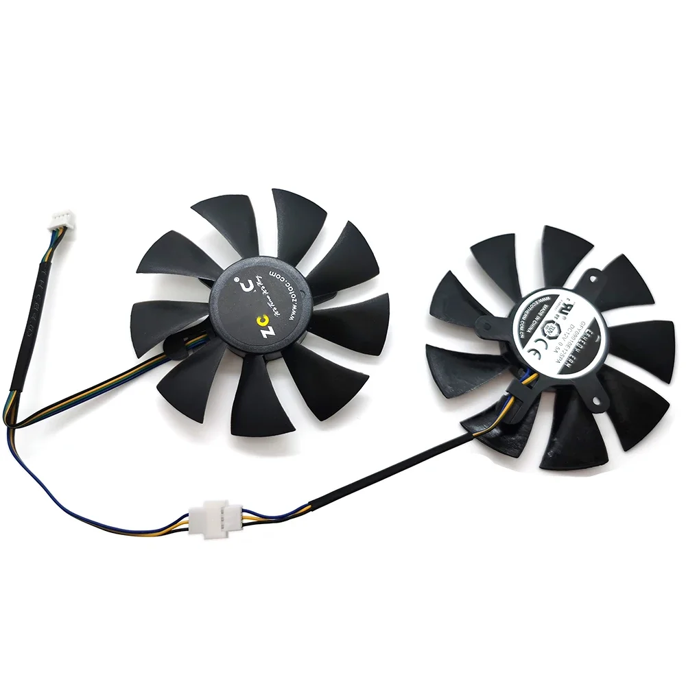 Mini placa gráfica ventilador de refrigeração, VGA Cooler, Substitua por ZOTAC AMP, GTX1070, GTX 1070, GA91S2H, GFY09010E12SPA, 4Pin, 85mm