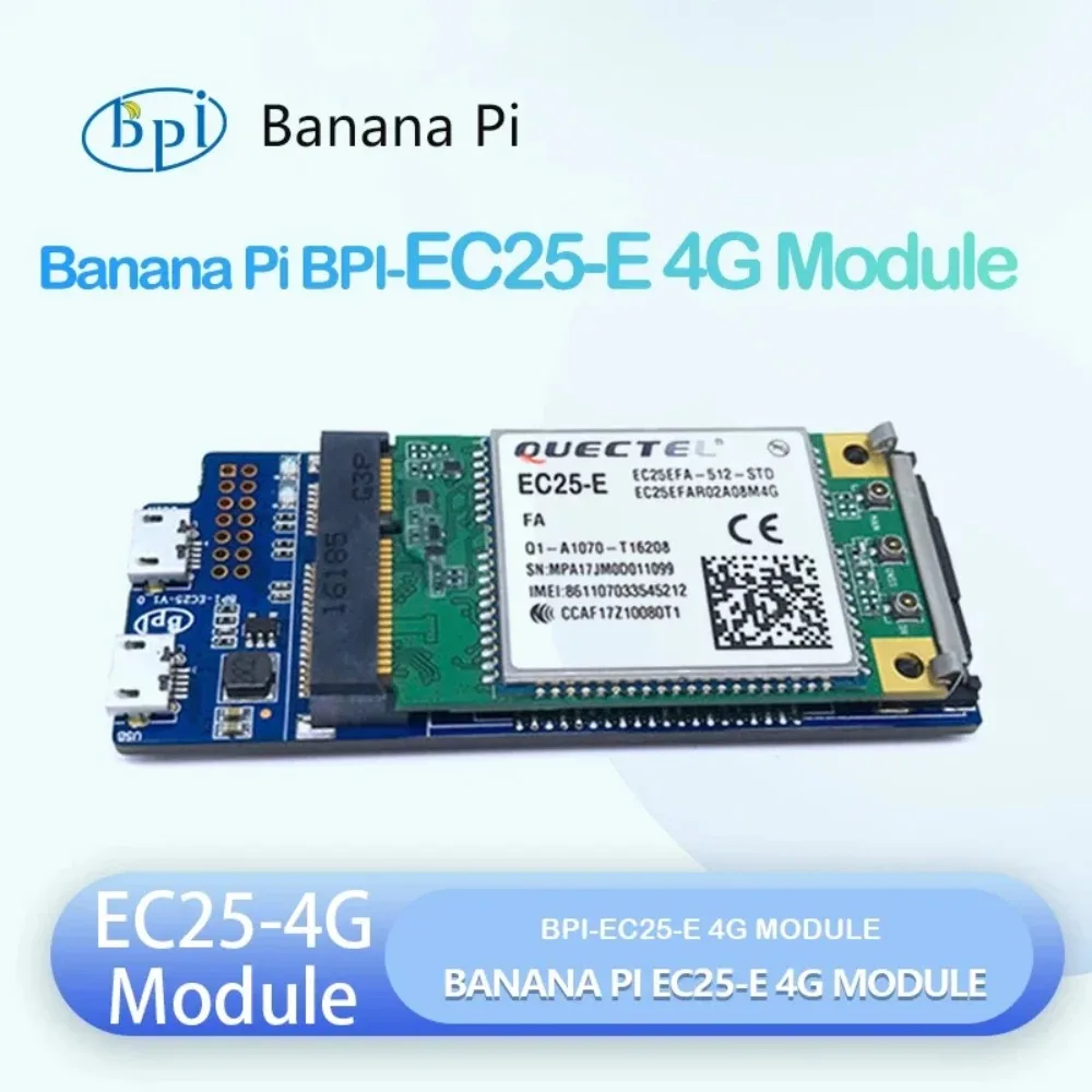 AvaCoreBanana PI BPI EC25-E 4G Module ,With USB Interface Board