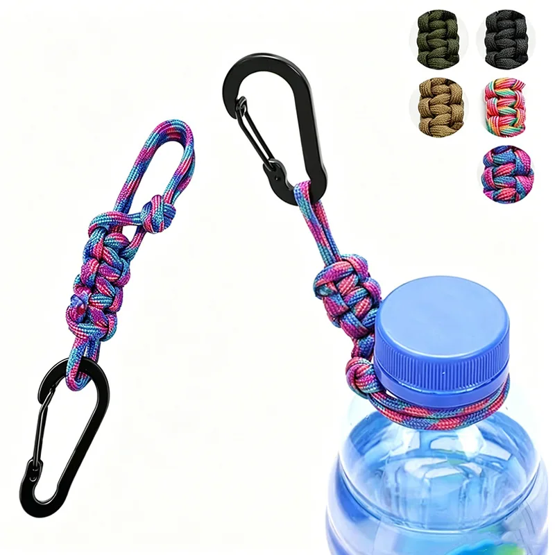 Multifunctional Water-cup Buckle Premium Carabiner Universal Water Bottle Umbrella Fix Buckle Portable Anti-lost Keychain Clip