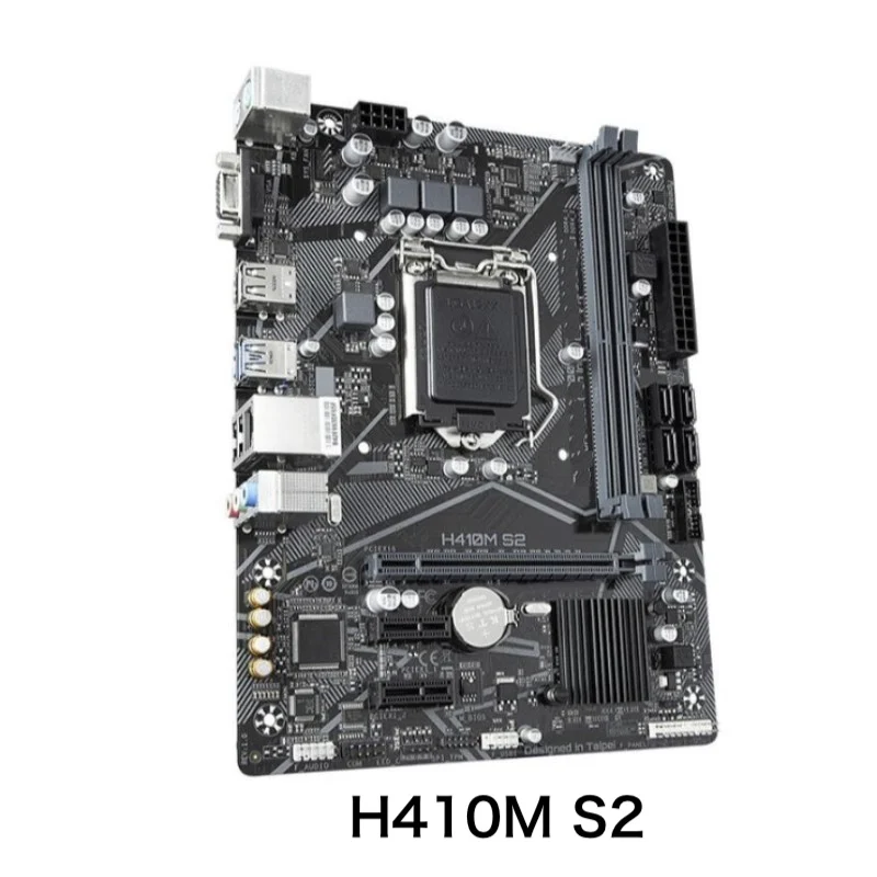 For Gigabyte H410M S2 Desktop Motherboard LGA 1200 DDR4 Mainboard 100% Tested OK Fully Work Free Shipping