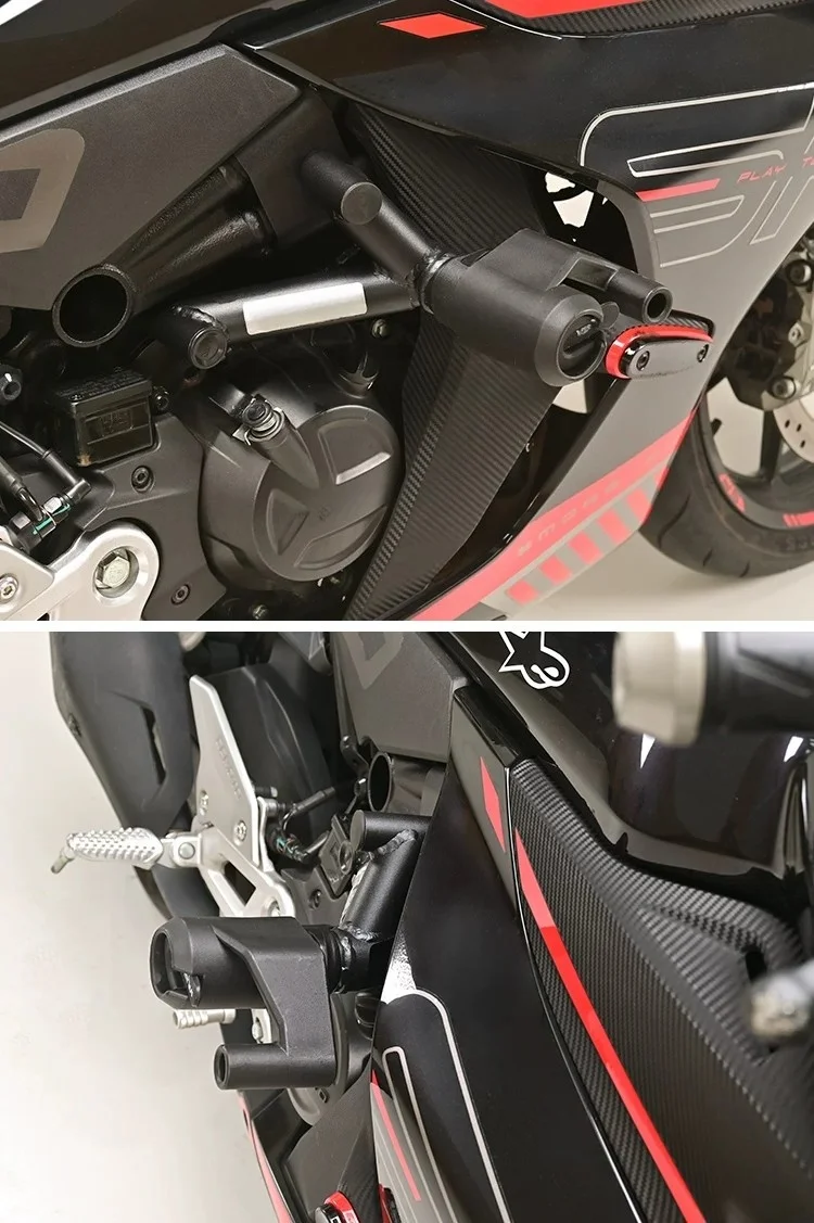 For  450SR 450SRS 450NK Anti-fall Slider Racing Crash Bar Single Swingarm Bumper Modified Accessories