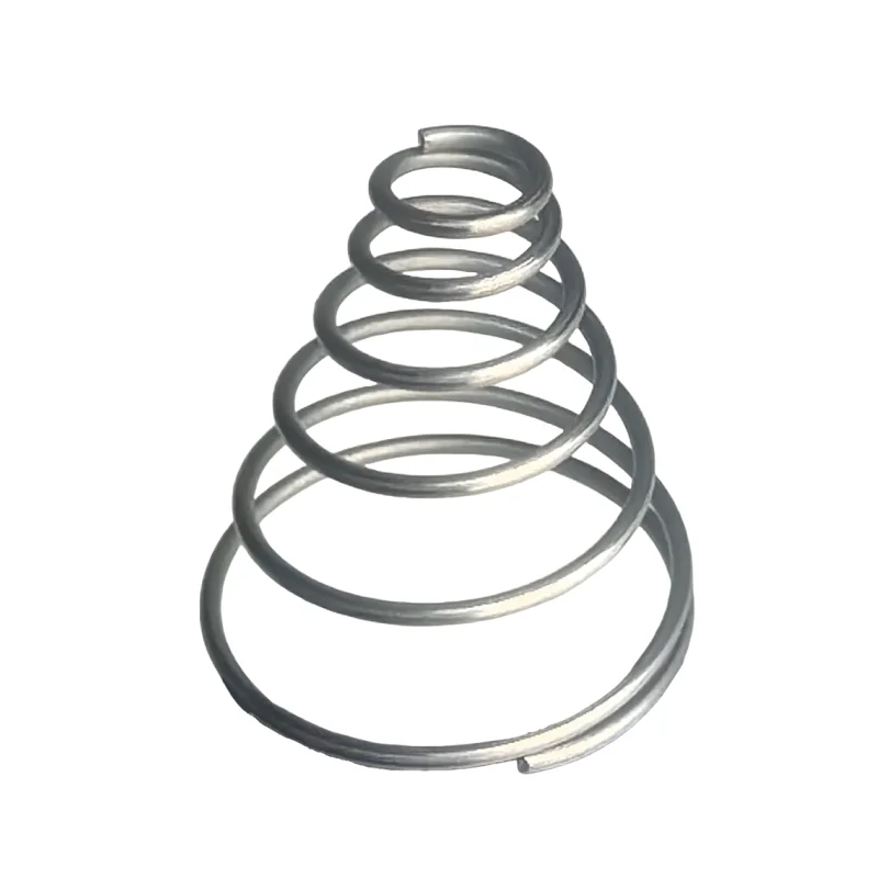 20 Stück/Lot konische Schraubenfeder aus Kohlenstoffstahl, 1,0 mm Draht, konische Spiraldruckfeder, doppelte konische Feder