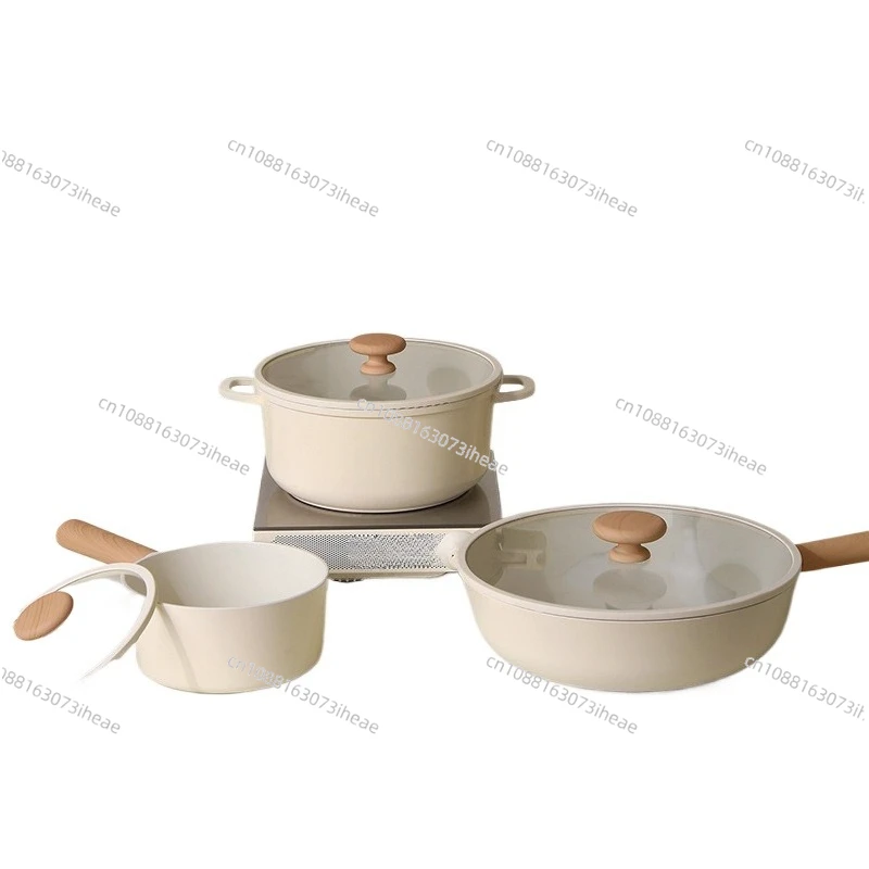 

Бытовая сковорода с антипригарным покрытием, бездымная кастрюля для жарки, сковорода для молока, кастрюля для супа, кастрюля с антипригарным покрытием, бесплатная доставка, посуда