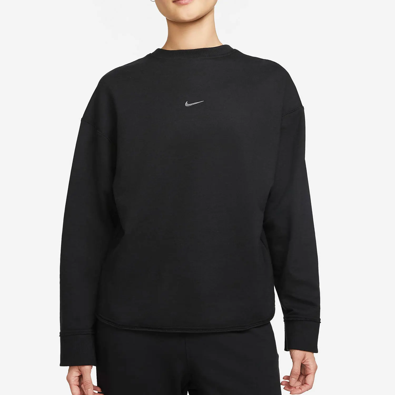 

Nike genuine Yoga Luxe Women's Fleece Round-Neck Sweatshirt DM6976-010