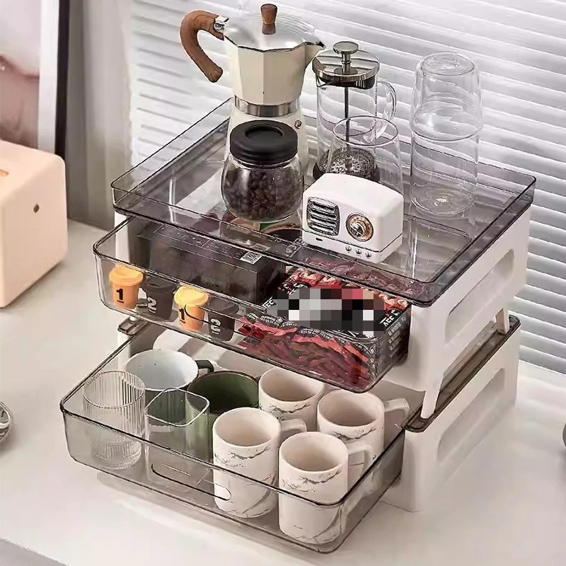 For Tea Bag Storage Box, Tea Room Cup, Water Cup, Sorting Office Tea Snack Rack