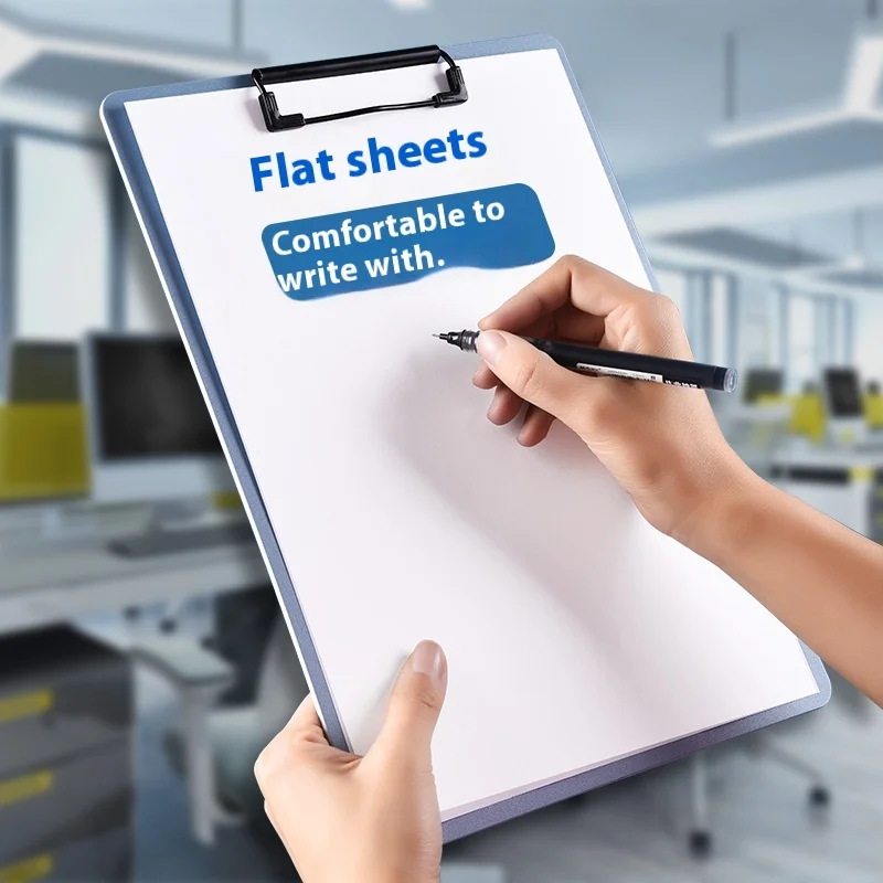 Scheda dati A5 Clip Lavagna Cartella da ufficio Schizzo Blocco da disegno Studente Esame Graffetta Apprendimento Cancelleria Studente