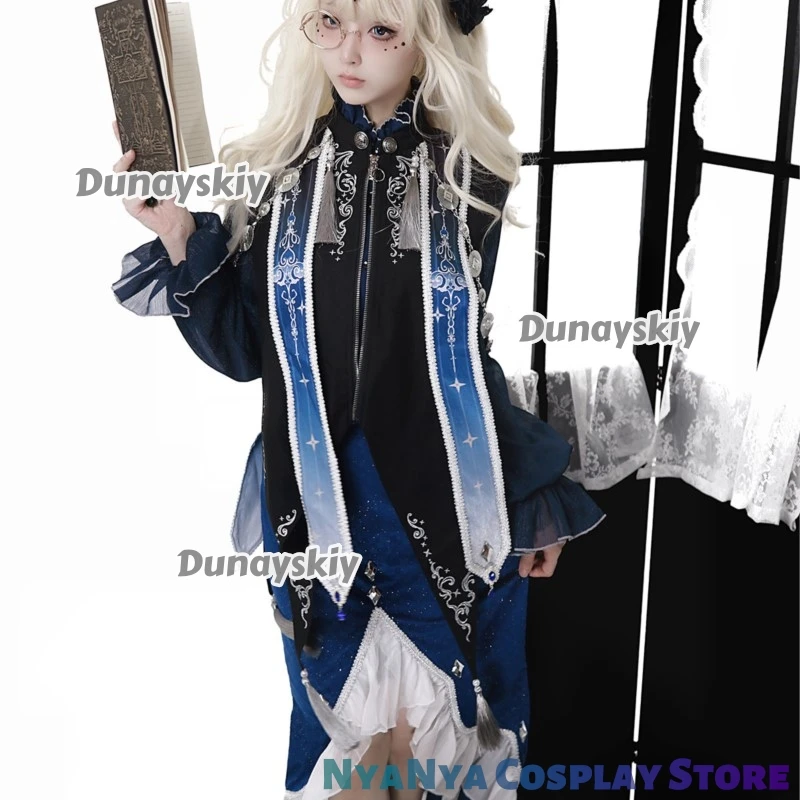 ‌ ‌ ‌ ‌ ‌ Wuthering Waves Cartethyia Lolita Gothic Witch Хэллоуин Косплейコス pronto Аниме Наряд Вечеринка Карнавал Хэллоуин Косплей ‌