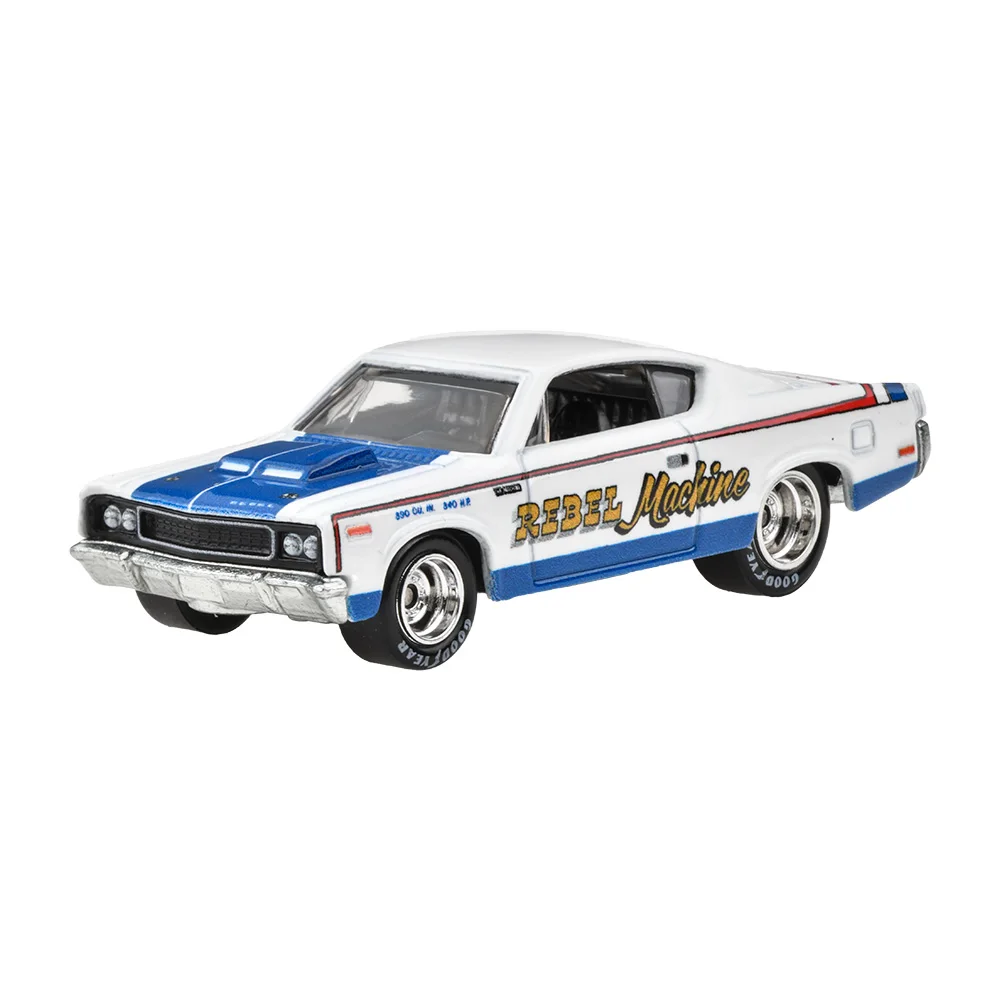 ホットウィール プレミアム コレクター カーズ 71 AMC ジャベリン & AMC レベル マシン HBL96-9C6Q 1/64 ダイキャストおもちゃの車