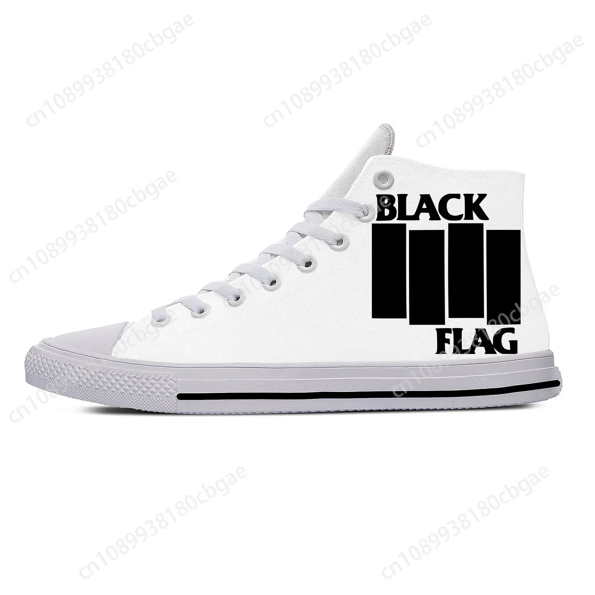 

BLACK FLAG Rock Band High Top Sneakers Mens Womens Teenager Casual Shoes Canvas Running Shoes 3D Print Designer Lightweight shoe