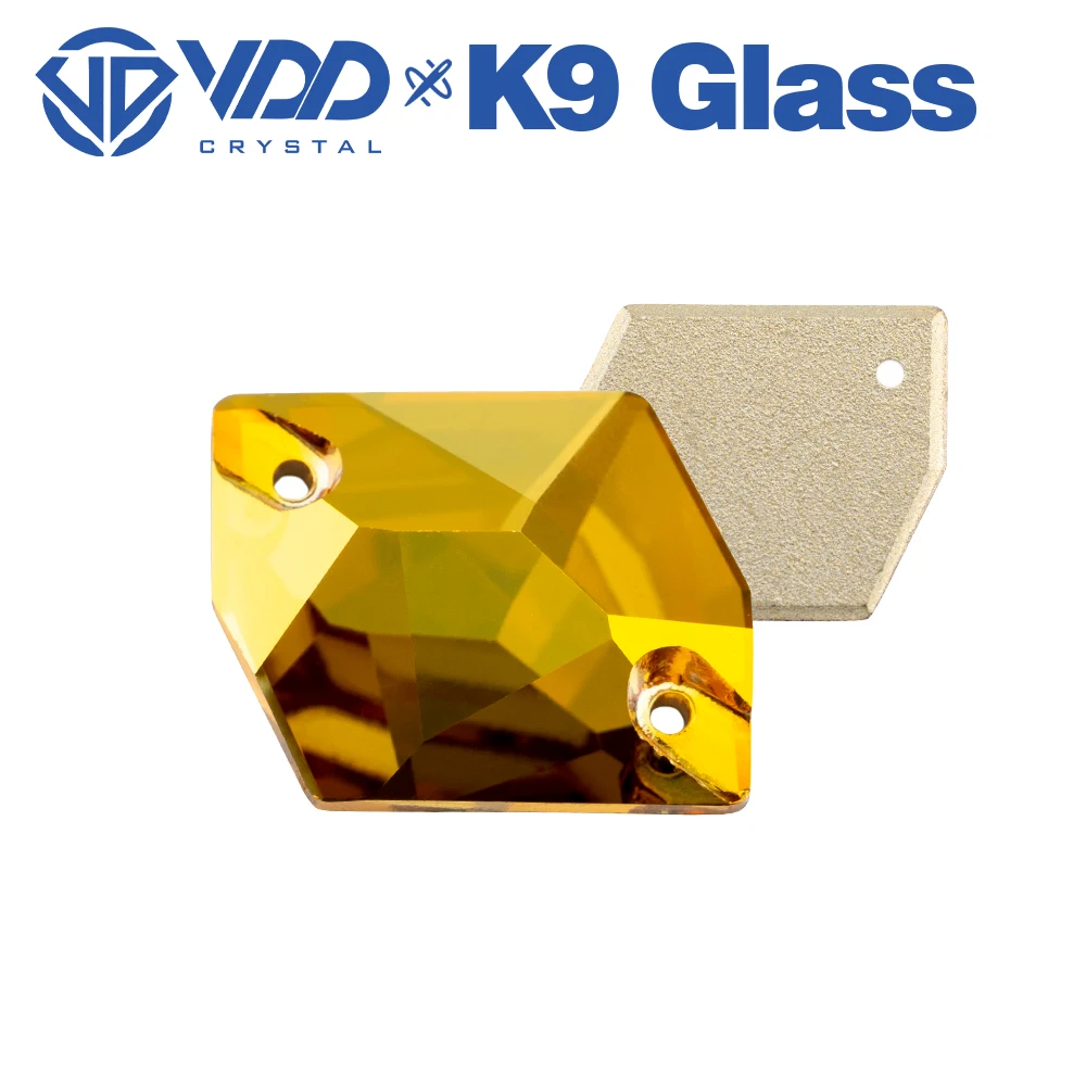 VDD S258 Sunshine Cosmic AAAAA Top-Qualität K9 Glas Aufnähbare Strasssteine Kristall Flache Steine zum Aufnähen für Kleidungsdekorationen – Detail 4