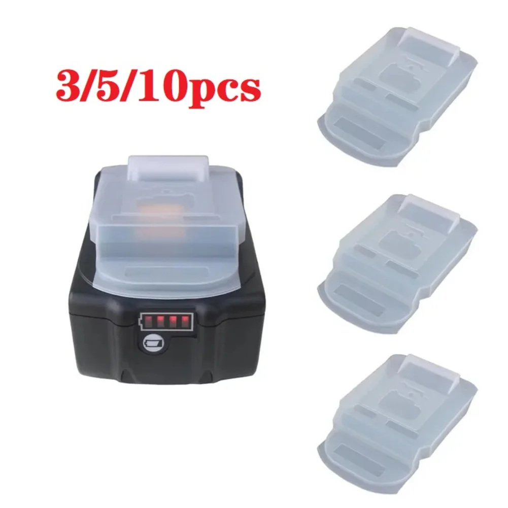 3/5/10pcs Li-ion Battery Dust Cover Protection Cap Cover Sheath Shield Case For 14.4V 18V Li-ion Battery