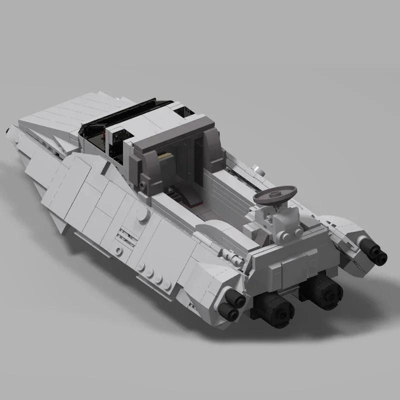 494 PCS Star Fighting QH-7R Chariot Striker MOC Customize Modular Building Block Technology Educational DIY Toy Birthday Gift