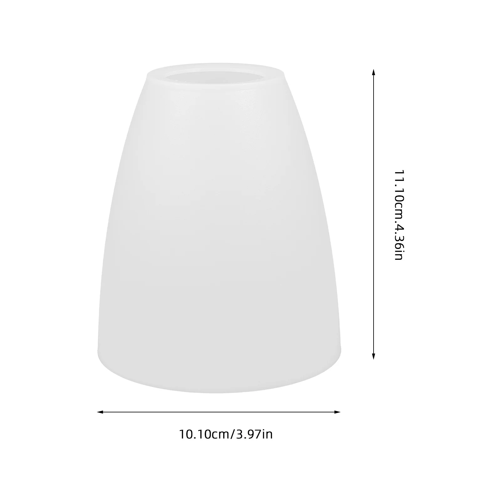 Flat Lampshade Standing Table Desk Accessory Plastic Light Cover Office Chandelier