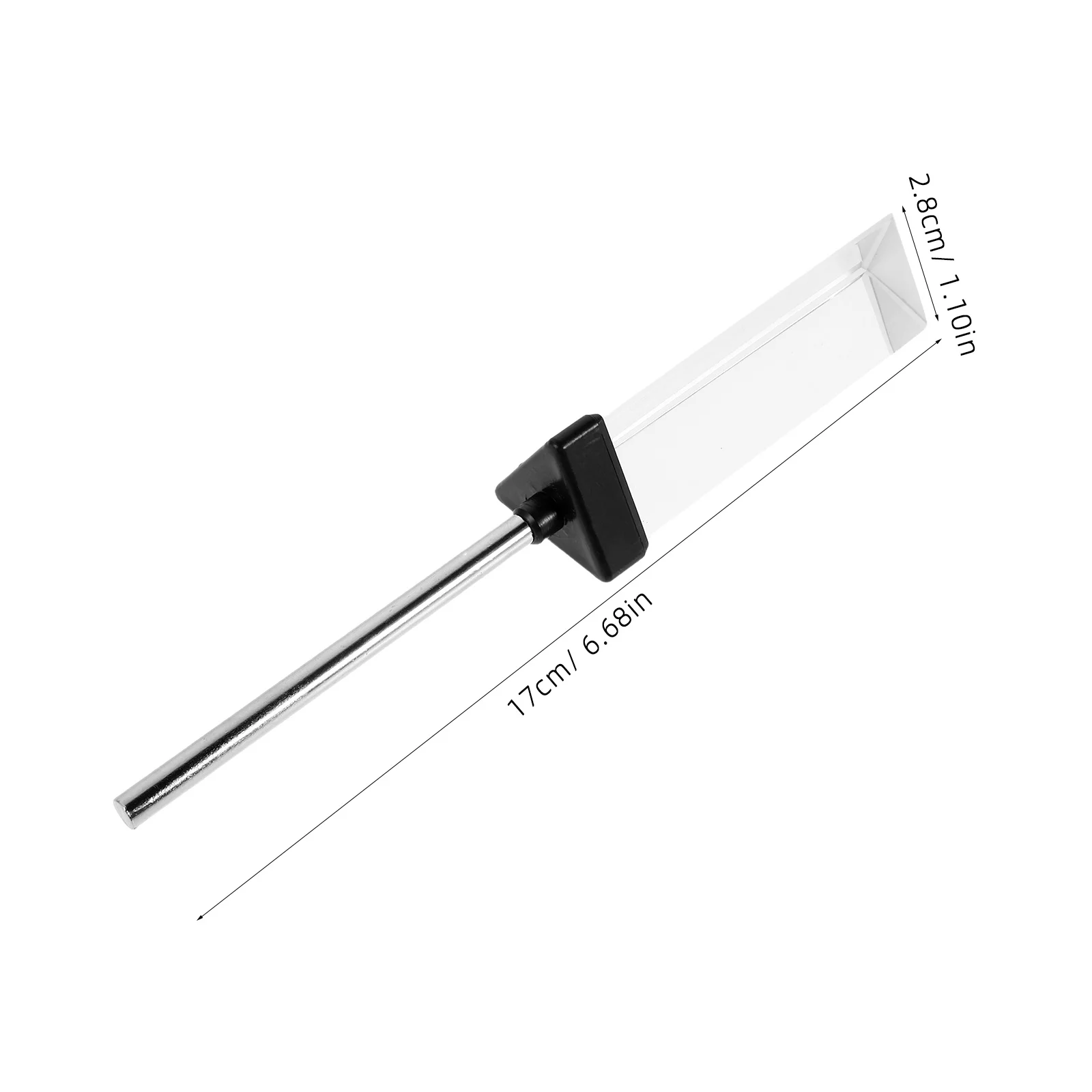 Conjunto de prismas de vidro óptico fácil de usar para estudantes professores, ideal para experimentos de reflexão de refração de luz, lente óptica
